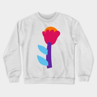 Colorful Flower Crewneck Sweatshirt